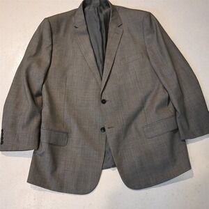 Tiglio Luxe 46S Gray Birdseye Super 150s Wool Mens Blazer Suit Jacket Sport Coat
